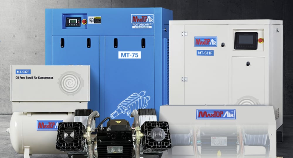 Compresor oil-free scroll Clase 0 para industria farmacéutica y dental