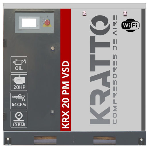 Compresor de tornillo KRATTO KRX-20 PM VSD
