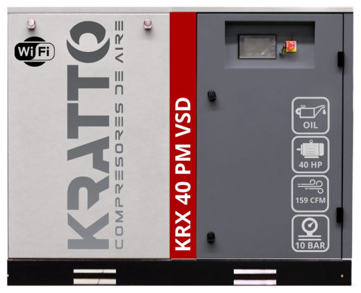 Compresor de tornillo KRATTO KRX-40 PM VSD