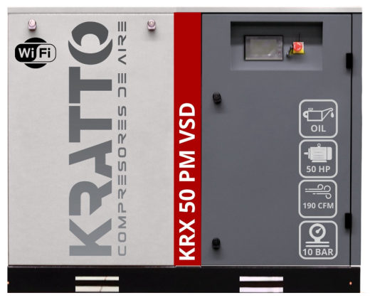 Compresor de tornillo KRATTO KRX-50 PM VSD