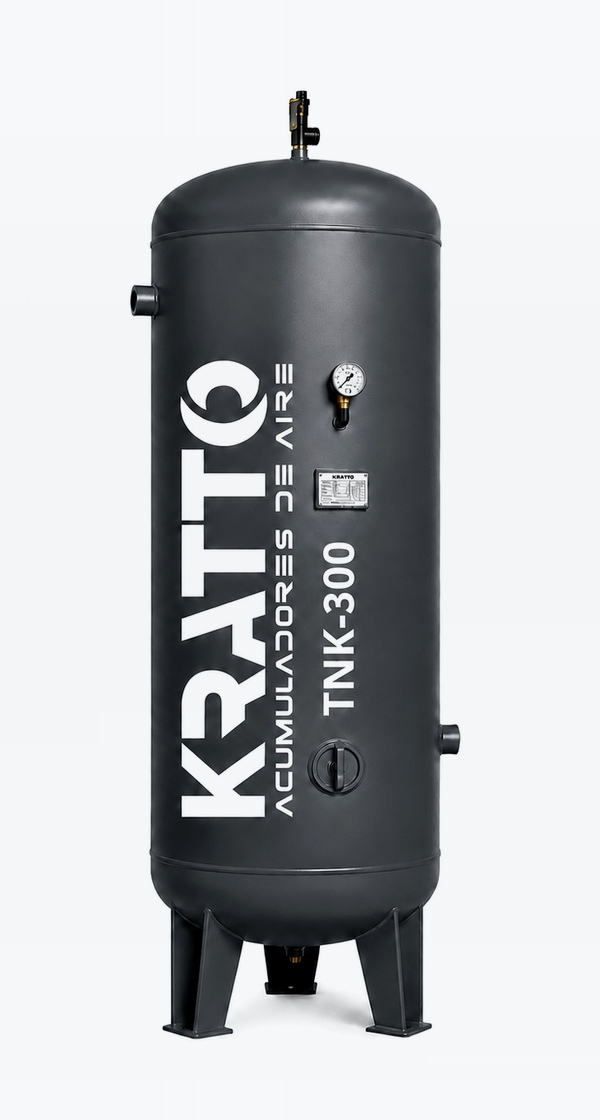 Estanque acumulador de aire vertical KRATTO TNK-300 de 300 litros