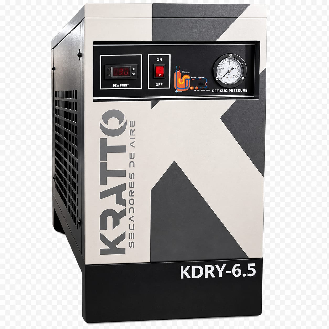 Secador de aire refrigerativo KRATTO KDRY con control digital de dew point